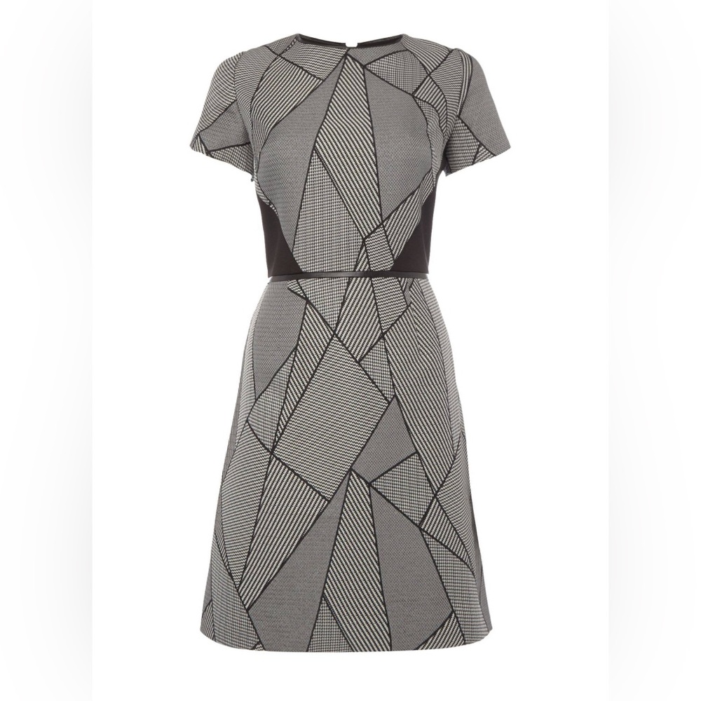 SOLD! Tahari • Geometric A-Line Dress